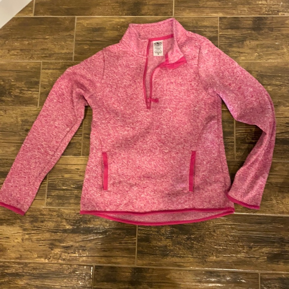 1/4 zip pullover Pink